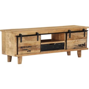 vidaXL Tv-meubel 120x30x40 cm massief mangohout