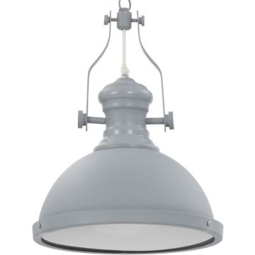 vidaXL Plafondlamp rond E27 grijs