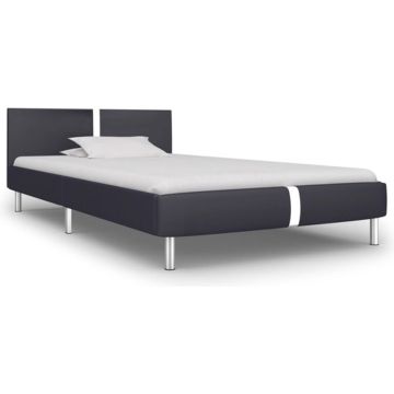 vidaXL Bedframe kunstleer zwart 90x200 cm