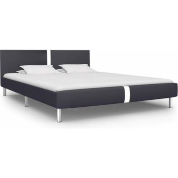 vidaXL Bedframe kunstleer zwart 120x200 cm