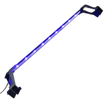 vidaXL Aquariumlamp met klemmen LED 75-90 cm blauw en wit