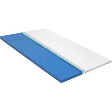 vidaXL Topmatras 6 cm visco-traagschuim 80x200 cm