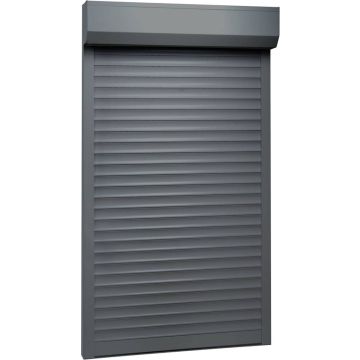 vidaXL Rolluik 100x210 cm aluminium antracietkleurig