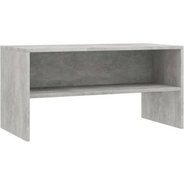 vidaXL Tv-meubel 80x40x40 cm bewerkt hout betongrijs