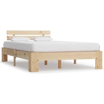 vidaXL Bedframe massief grenenhout 120x200 cm