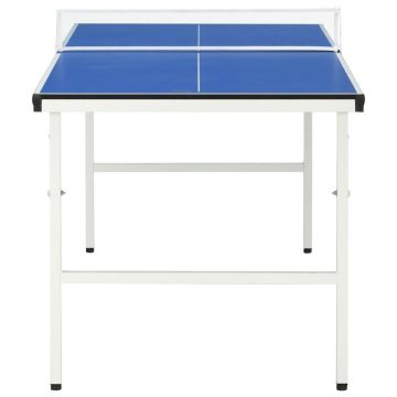 vidaXL Tafeltennistafel met net 5 feet 152x76x66 cm blauw