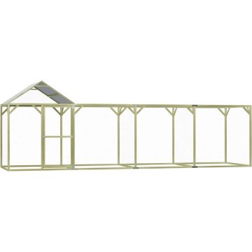 vidaXL Kippenhok 6x1,5x2 m geïmpregneerd grenenhout