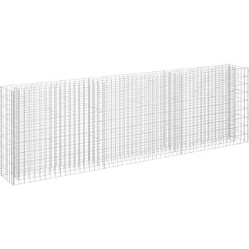 vidaXL Gabion plantenbak verhoogd 270x30x90 cm gegalvaniseerd staal