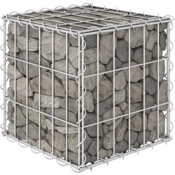 vidaXL Gabion plantenbak verhoogd kubus 30x30x30 cm staaldraad