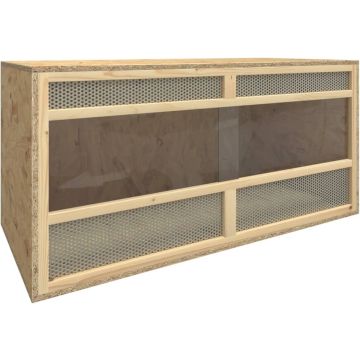 vidaXL Terrarium 100x47x47 cm bewerkt hout