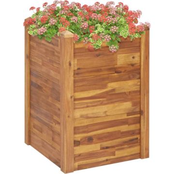 vidaXL Plantenbak verhoogd 60x60x84 cm massief acaciahout