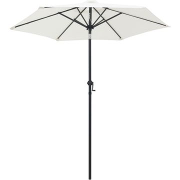 vidaXL Parasol 200x224 cm aluminium zandwit