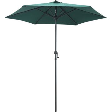 vidaXL Parasol 200x224 cm aluminium groen