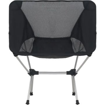 vidaXL Campingstoelen 2 st met draagtas 54x50x65 cm aluminium