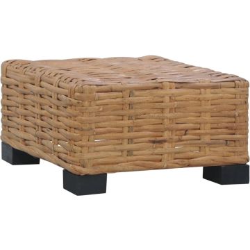 vidaXL Salontafel 47x47x28 cm natuurlijk rattan