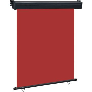 vidaXL Balkonscherm 140x250 cm rood