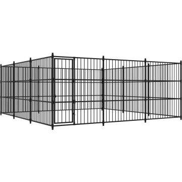 vidaXL Hondenkennel voor buiten 450x450x185 cm