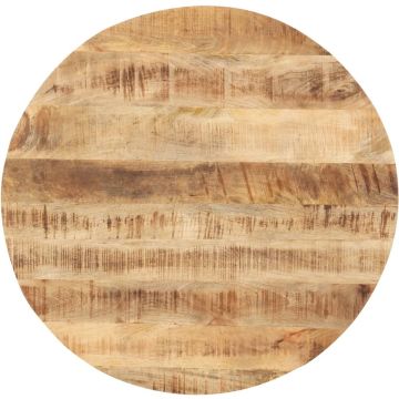 vidaXL Tafelblad rond 25-27 mm 40 cm massief mangohout