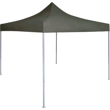 vidaXL Partytent professioneel inklapbaar 2x2 m staal antraciet