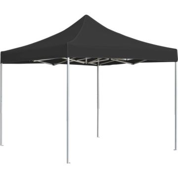 vidaXL Partytent professioneel inklapbaar 2x2 m aluminium antraciet