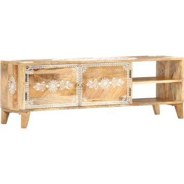 vidaXL Tv-meubel 120x30x40 cm massief mangohout