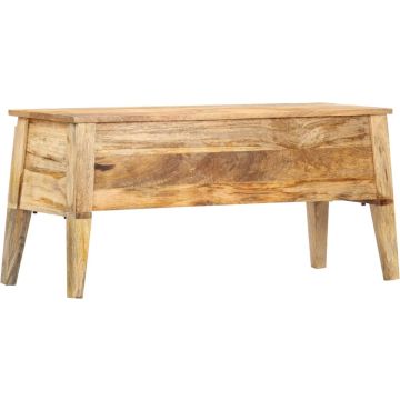 vidaXL Opbergbox 99x35x48 cm massief mangohout