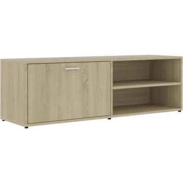 vidaXL Tv-meubel 120x34x37 cm bewerkt hout sonoma eikenkleurig