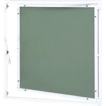 vidaXL Toegangspaneel met aluminium frame en gipsplaat 200x200 mm