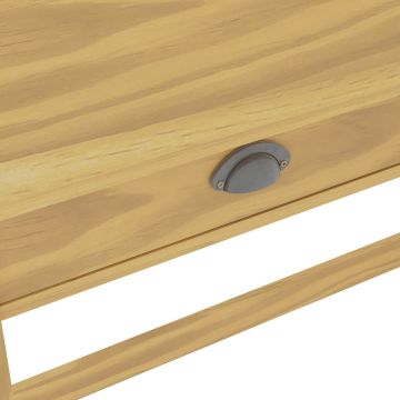 vidaXL Wandtafel Hill Range met 2 lades 110x45x74 cm grenenhout