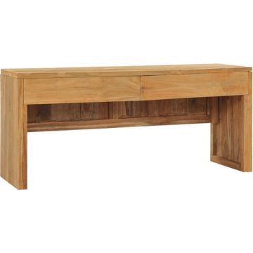 vidaXL Tv-meubel 100x35x45 cm massief teakhout