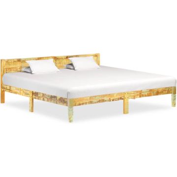 vidaXL Bedframe massief gerecycled hout 200x200 cm