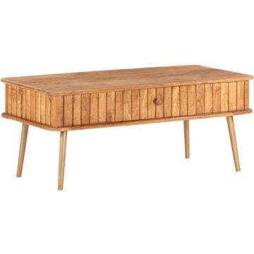 vidaXL Salontafel 100x50x40 cm massief acaciahout