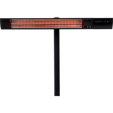 Sunred - Heater Royal Diamond Dark Standing 2500 - Terrasverwarmer elektrisch - Metaal - Zwart