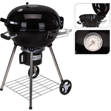 BBQ Houtskool Barbecue - Grilloppervlak 44 x 32 cm - Zwart