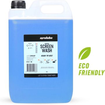 Airolube Winter Screenwash -15 / Ruitenwisservloeistof / Ruitensproeiervloeistof / Ruitenreiniger - Gevarenlabelvrij - Kant&amp;Klaar - Antivries 5L