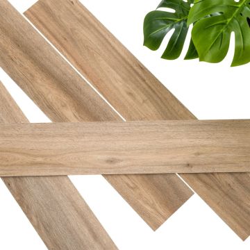 WallArt Planken hout-look schuurhout eiken whitewash