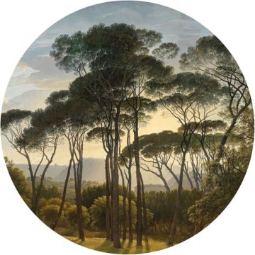 WallArt-Behangcirkel-Umbrella-Pines-in-Italy-190-cm