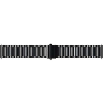 Just in Case Samsung Galaxy Watch 46mm Metalen armband - zwart