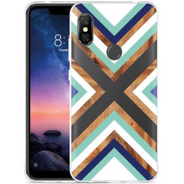 Xiaomi Redmi Note 6 Pro Hoesje Wood Art