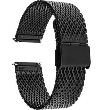 Just in Case Garmin Venu Milanees armband - zwart