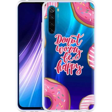 Xiaomi Redmi Note 8 Hoesje Donut Worry