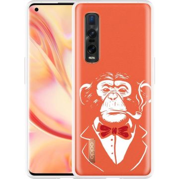 Oppo Find X2 Pro Hoesje Chimp Smoking