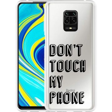 Xiaomi Redmi Note 9S Hoesje Don't Touch My Phone