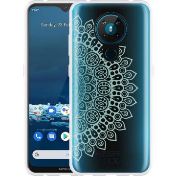 Nokia 5.3 Hoesje Turqoise Mandala