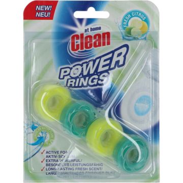 At Home Toiletblok Power Rings Fresh Citrus 40 gr