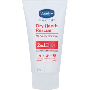 Vaseline Handcreme - Dry Hands Rescue 75 ml