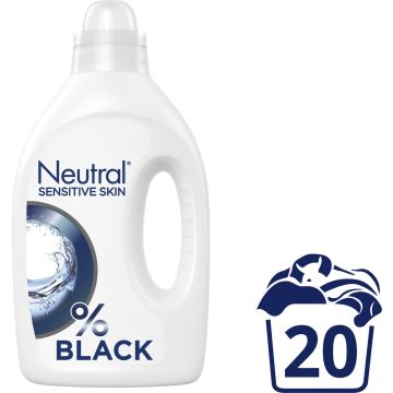 Neutral Vloeibaar Wasmiddel Zwart 1 liter