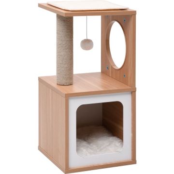 vidaXL Kattenkrabpaal met sisal krabmat 60 cm