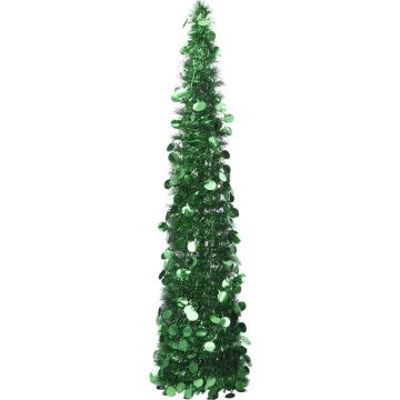 vidaXL Kunstkerstboom pop-up 150 cm PET groen