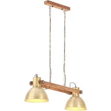 vidaXL Hanglamp industrieel 25 W E27 109 cm messingkleurig